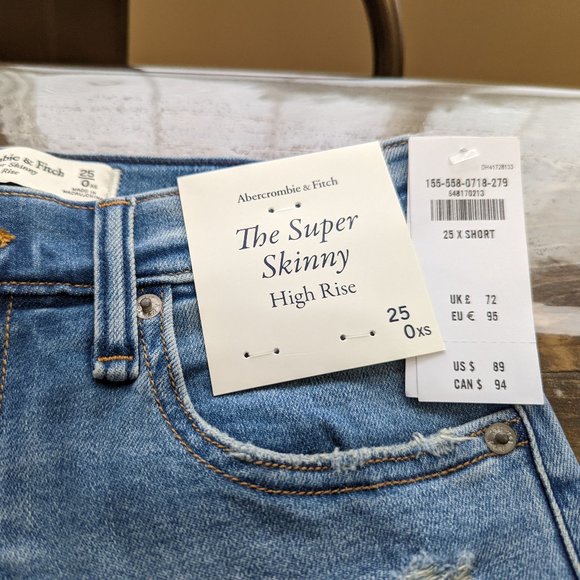 Abercrombie The Super Skinny High Rise - Picture 2 of 2